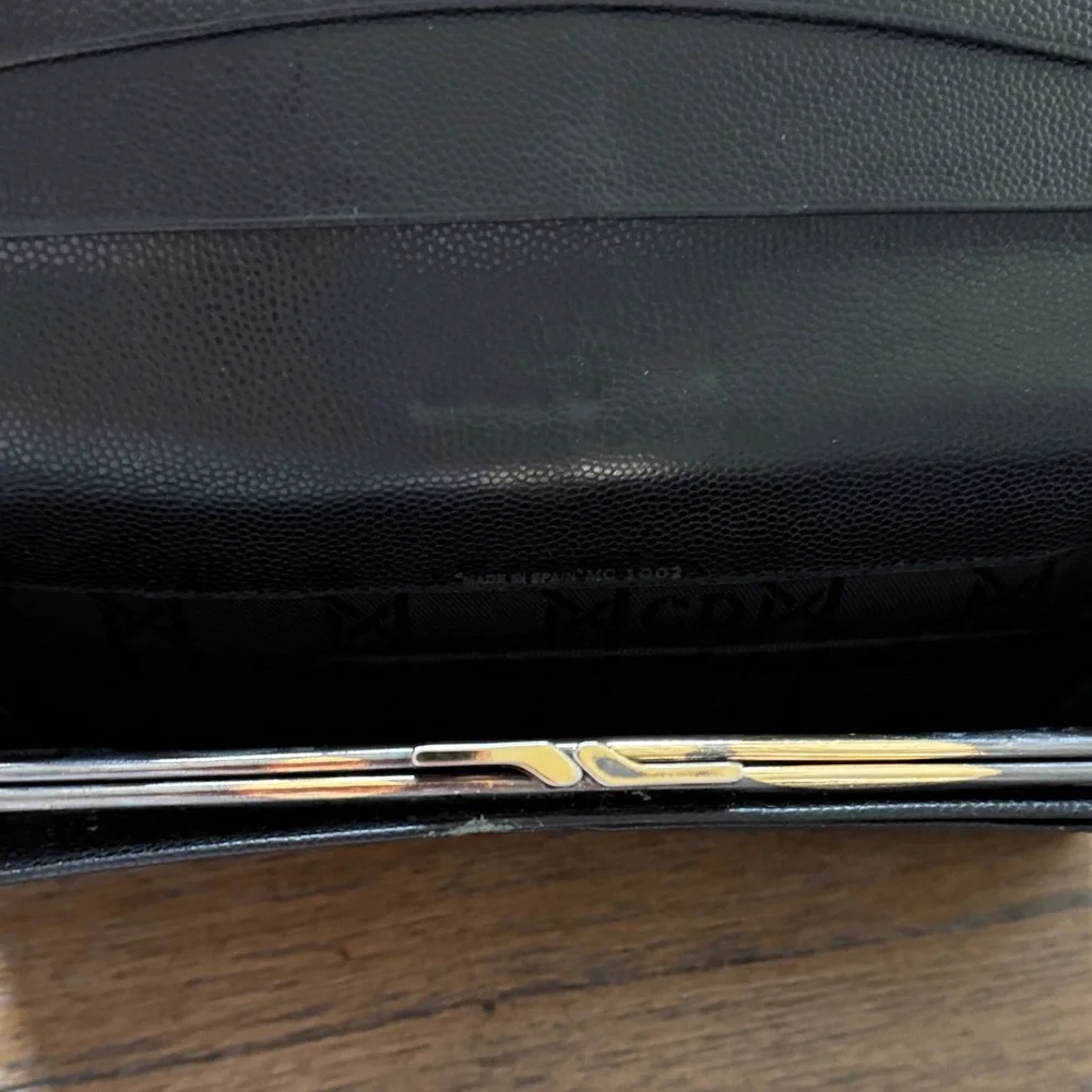 Christian Dior Long Wallet in Black